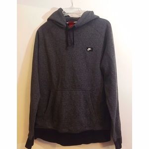 Gray & black Nike hoodie